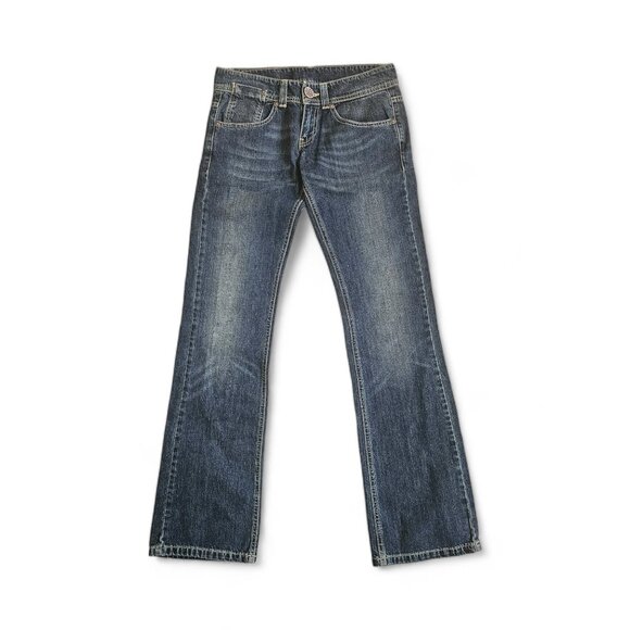 Ice Iceberg Wide Leg Jeans - Blue - Picture 1 of 5